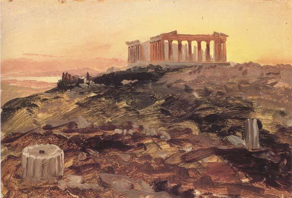 Frederic E.Church The Parthenon from the Southeast Norge oil painting art